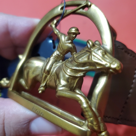 Polo Ralph Lauren EQUESTRIAN STIRRUP BELT BUCKLE - Picture 7 of 16